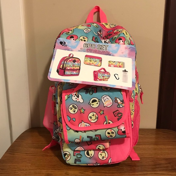 6 piece backpack set